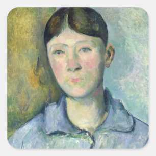 Sticker Carré Portrait de Paul Cezanne   de Madame Cezanne,