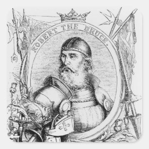 Sticker Carré Portrait de Robert le Bruce