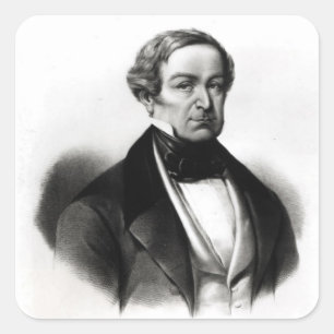 Sticker Carré Portrait de Sir Robert Peel