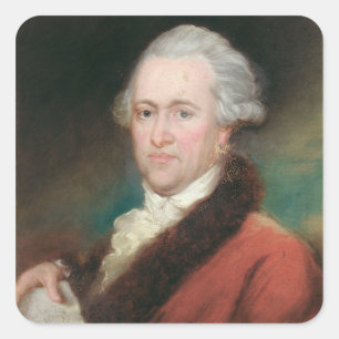 Sticker Carré Portrait de sir William Herschel c.1795