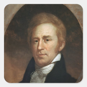 Sticker Carré Portrait de William Clark, c.1807