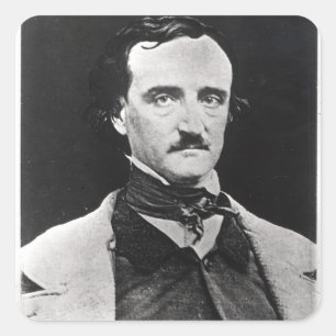 Sticker Carré Portrait d'Edgar Allan Poe