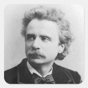 Sticker Carré Portrait d'Edvard Grieg