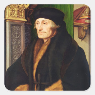 Sticker Carré Portrait d'Erasmus, 1523