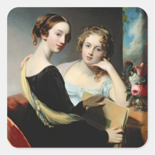 Sticker Carré Portrait des soeurs McEuen, après 1823