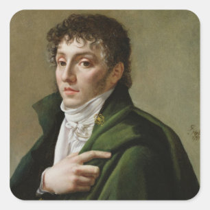 Sticker Carré Portrait d'Etienne-Henri Mehul 1799