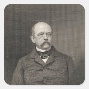 Sticker Carré Portrait d'Otto von Bismarck