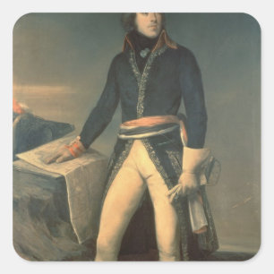 Sticker Carré Portrait du général Louis-Lazare Hoche