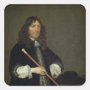 Sticker Carré Portrait du maire