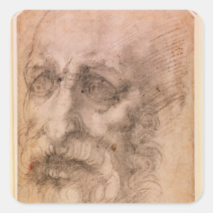 Sticker Carré Portrait d'un homme porteur