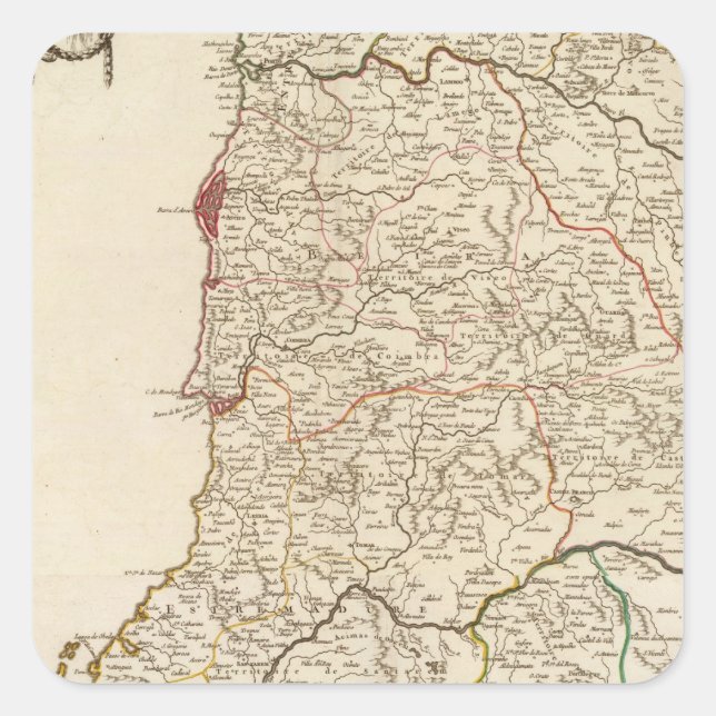 Sticker Carré Portugal (Devant)