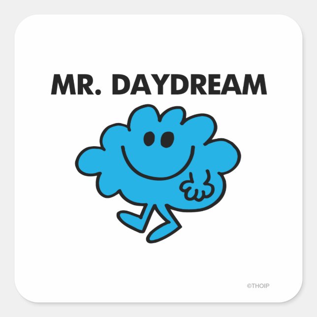 Sticker Carré Pose classique M. Daydream (Devant)