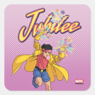 Sticker Carré Pose de caractère jubilé