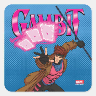 Sticker Carré Pose de caractères Gambit