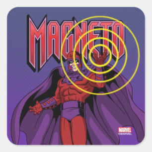 Sticker Carré Pose de personnage Magneto