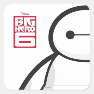 Sticker Carré Position de Baymax