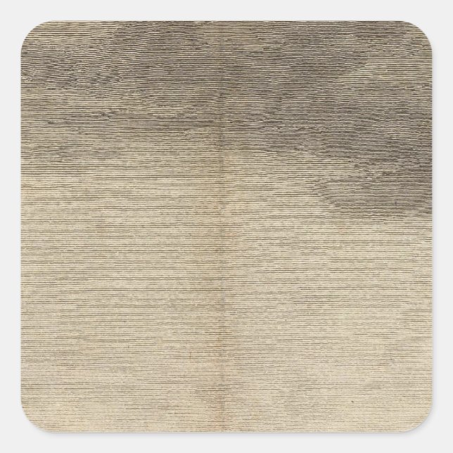 Sticker Carré Possession Bay, Géorgie du Sud (Devant)