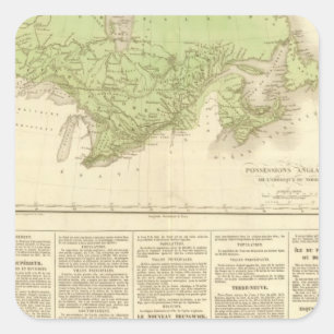 Sticker Carré possessions anglaises