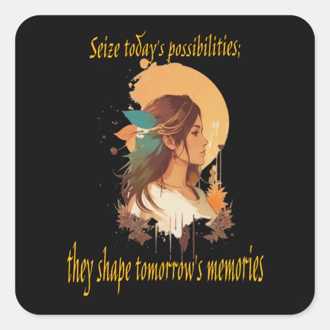 Sticker Carré Possibilités (Devant)