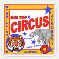 Poster de cirque vintage
