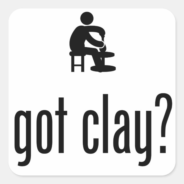 Sticker Carré Pottery (Devant)