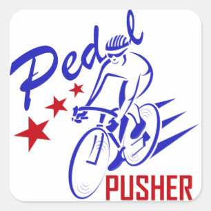 Sticker Carré Pousseur de pédale