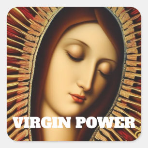 STICKER CARRÉ POUVOIR DE LA VIERGE
