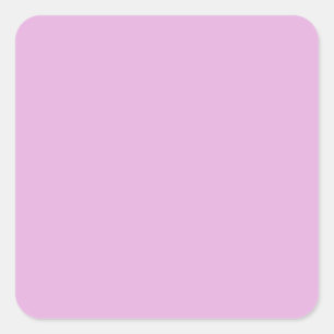 Sticker Carré Powdery Violet E6B0DF Couleur, Option d'ajout d'im