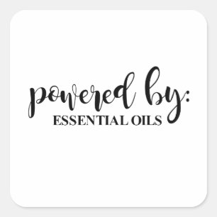 STICKER CARRÉ POWERED BY