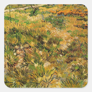 Sticker Carré Pré à l'hôpital Saint Paul par Vincent van Gogh