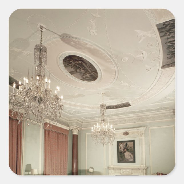 Sticker Carré Premier ministre, 1775 (Devant)