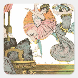 Sticker Carré Prendre les vues.