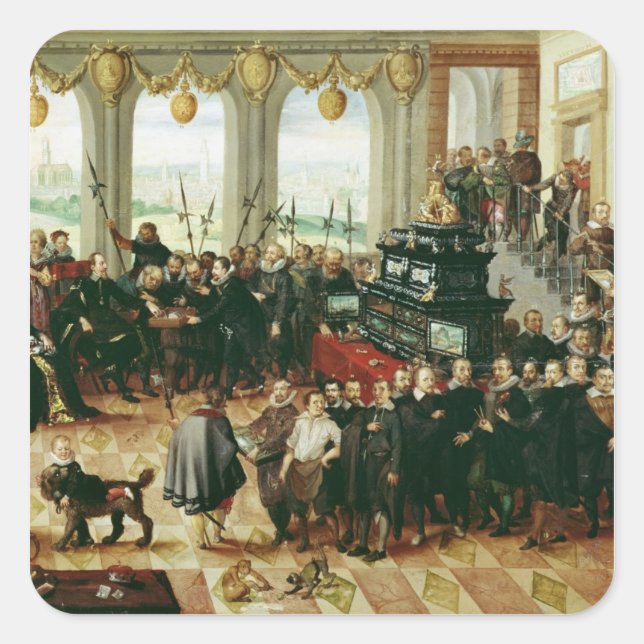 Sticker Carré Présentation à Duke Phillip II (Devant)