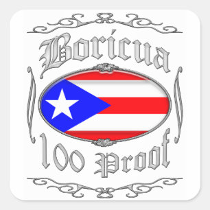 Sticker Carré Preuve Boricua 1002