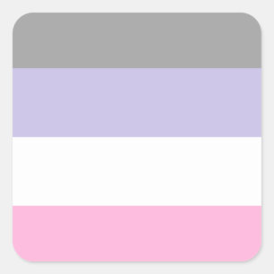 Sticker Carré Pride Flag