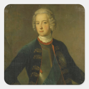 Sticker Carré Prince héritier Frederick II, 1728