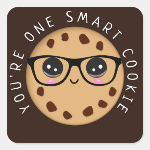 Sticker Carré Prix Smart Cookie pour les étudiants