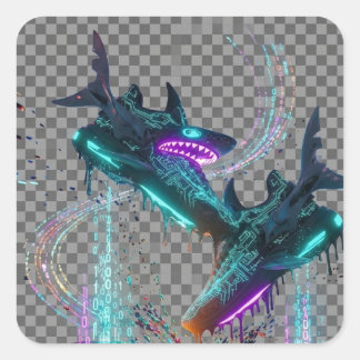 Sticker Carré Product Title: Minimalist Aesthetic | Elegant Scri