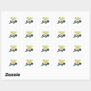 Sticker Carré Profitez de la vie