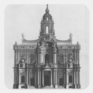 Sticker Carré Projet pour l'église du Saint-Sulpice