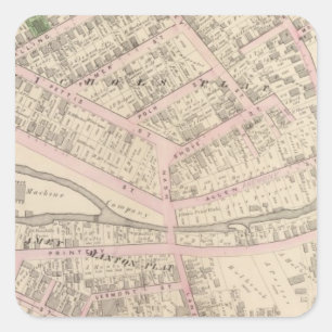 Sticker Carré Providence Rhode Island