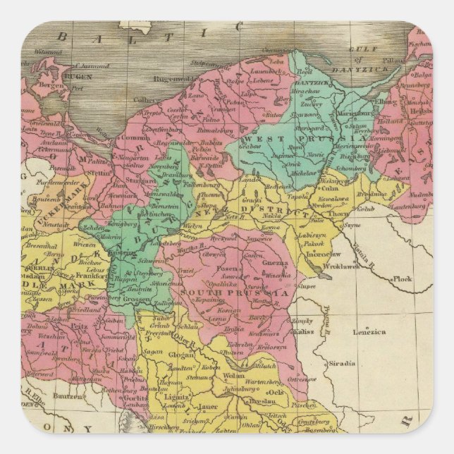 Sticker Carré Prusse 2 (Devant)