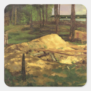 Sticker Carré Puits de sciure, 1876
