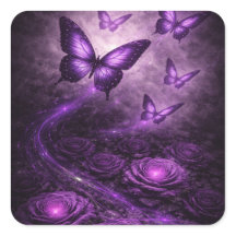 Purple Butterfly– Dark Bloom Collection