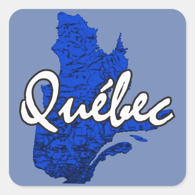 Sticker Carré Québec (Devant)