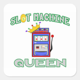 Sticker Carré Queen machine