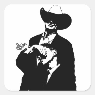 Sticker Carré Qu'est-ce que c'est que papa ? Graffiti par Ms.Tak