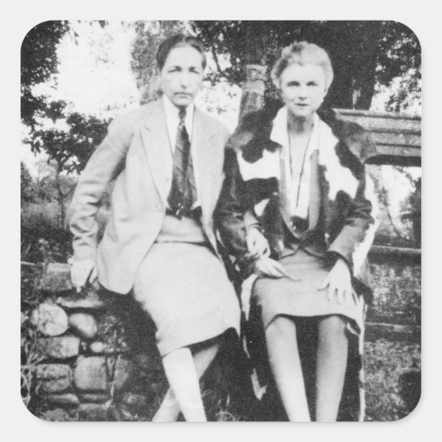 Sticker Carré Radclyffe Hall et Una Vincenzo (Devant)