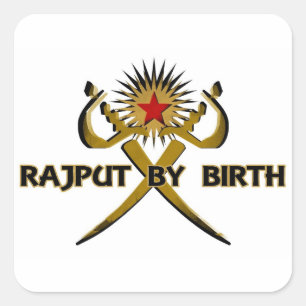Sticker Carré Rajput By Birth Sun Star