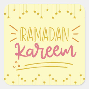 STICKER CARRÉ RAMADAN KAREEM